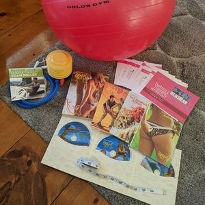 Brazilian Butt Lift DVDs and Gold's Gym Body Ball